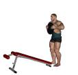 Lunge - Plate Decline Forward Static